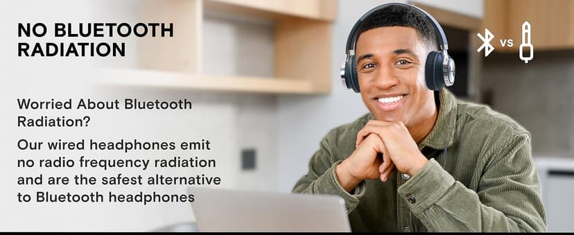 ARTIX CL750 USB C Wired Headphones with Mic & Volume Control Noise Isolating for iPhone 15-17, Samsung Computer Earphones Wired, On-Ear with Wire, Plug in and Play