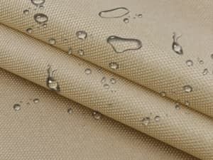 Waterproof Canvas Cloth Fabric by The Yard 60" W 600D Oxford Polyester Upholster Fabric Water Resistant Material for Outdoor Furniture Chair Cushion Cover DIY Sewing (1 Yard, Khaki)