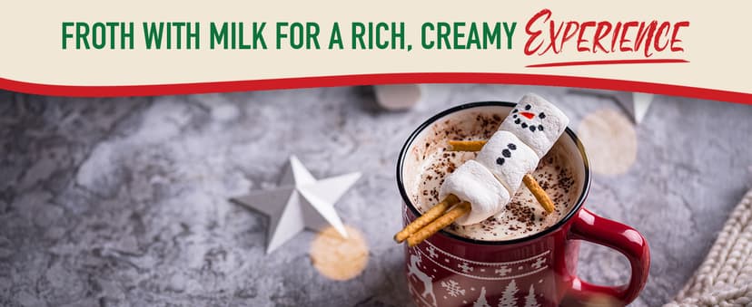 Caffelatto Milk Chocolate Hot Cocoa, Gourmet Single Serve Sticks, Made for Milk Frothers, Add Your Own Milk, Simple Ingredients and Easily Customized, 9 Pack