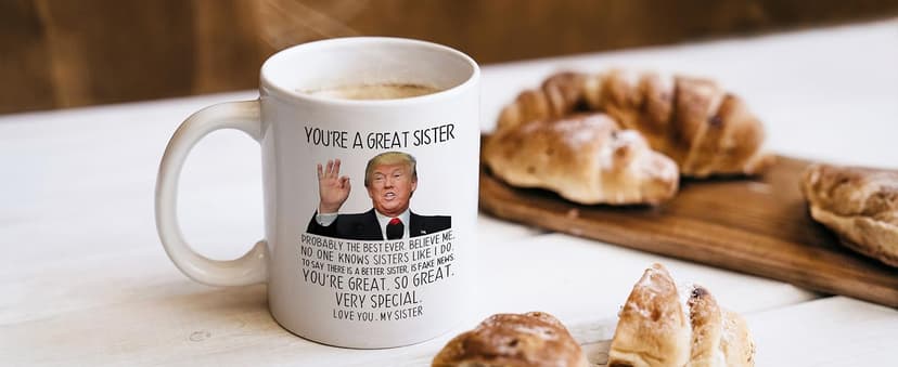 Aurahouse You're A Great Sister Mug, Funny Sister Gifts from Sister Brother, Sister Birthday Gifts, Christmas Gifts, Mothers Day Gifts for Sister-in-law, Soul Sister 11 Oz Cup