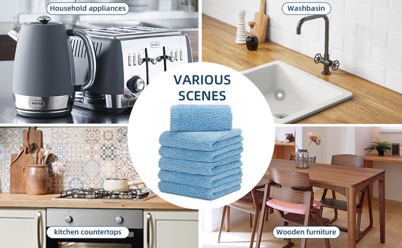 CARCAREZ Microfiber Towels for Cars, Car Drying Wash Detailing Buffing Polishing Towel with Plush Edgeless Microfiber Cloth, 450 GSM 16x16 in. Pack of 6