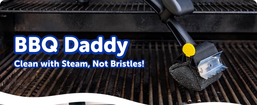 Scrub Daddy Household Cleaning + BBQ Bundle - BBQ Daddy Bristle Free Grill Brush - 2 Microfiber Cleaning Towels - All Purpose Cleaner PowerPaste Cleaning Paste + Scrub Mommy Sponge B0DQT39KBV