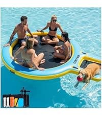 Inflatable Pool Float Chair for Lake Floating Pool Chairs Heavy Duty Floating Chair Lake Floats for Adults Pool Chair Floats Pool River