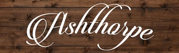 Ashthorpe Full-Size Thinline Cutaway Acoustic Electric Guitar Package with 10 Watt Amp - Natural