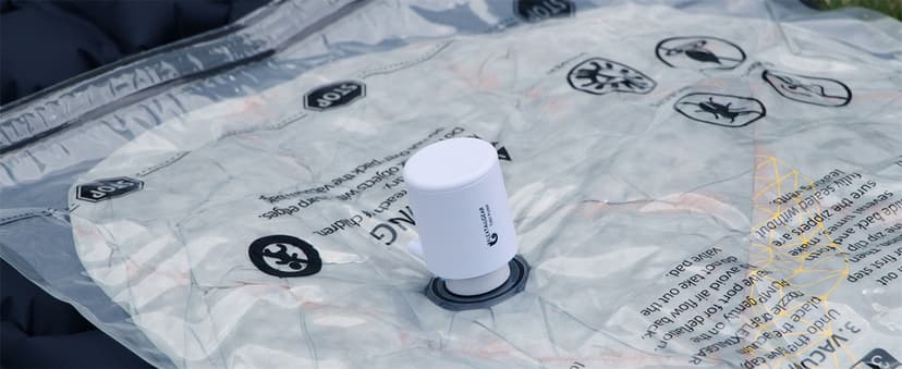 FLEXTAILGEAR Portable Air Pump for Inflatables, 2.82oz Classic Tiny Air Pump, Rechargeable Electric Air Pump to Inflate Deflate for Camping Gear Pool Floats Air Mattress Vacuum Storage Bags