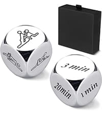 Food Dice Stocking Stuffers for Men Women Kids Adults Date Night Dice Couples Gifts for Him Her Anniversary Christmas Birthday Wedding Gifts for Men Women Him Her Boyfriend Girlfriend Husband