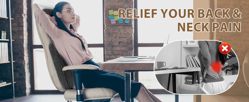 HOMBYS Sherpa Fleece Lumbar Support Pillow with Headrest for Recliner,Memory Foam Recliner Chair Cushion for Back Pain,Big High Back Support for Recliner with Chair Headrest for Elderly (Grey)