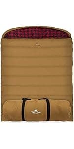 Teton Celsius Regular, 25F, 20F, 0F Degree Sleeping Bags, All Weather Bag for Adults and Kids, Camping Made Easy and Warm, Travel Sack Included
