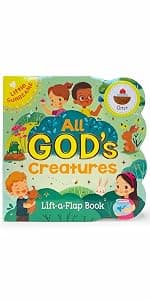 Good Night, God - Lift-a-Flap Board Book Gift for Easter Basket Stuffer, Christmas, Baptism, Birthdays Ages 1-5 (Little Sunbeams) 1680523759
