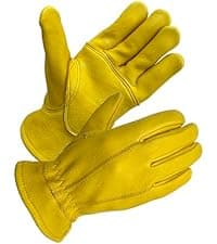 SKYDEER Super Soft and Warm Winter Gloves with Deersplit Leather Suede and 3M Thinsulate Insulation for Cold Weather SD5176T