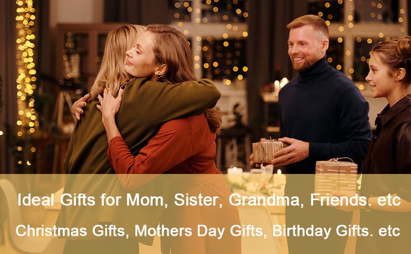 Christmas Candle Gifts for Women, Birthday Gifts for Mom Daughter Sister Wife, Unique Hummingbird Gift for Friend Women, Rotatable Scented Candles Gift for Christmas Anniversary Mothers Day