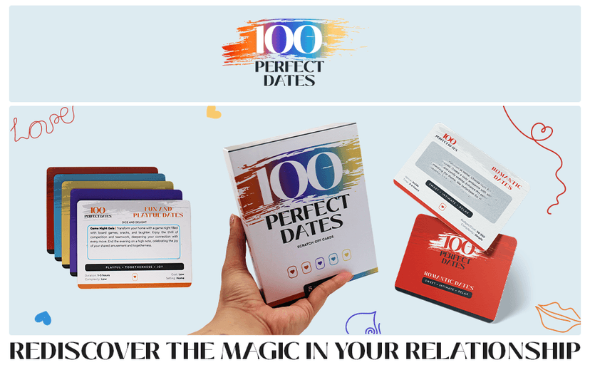 100 Date Night Ideas Scratch-Off Cards: Fun & Romantic Game for Couples | Special Anniversary Surprise for Him, Her, Boyfriend, Girlfriend, Wife, or Husband | 5 Categories for Relationship Building!