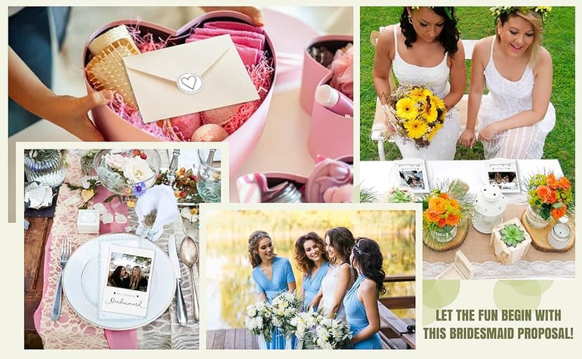 11 Bridesmaid Proposal Card Set - 8 Will You Be My Bridesmaid Card, 2 Will You Be My Maid Of Honor, 1 Matron Of Honor Invitation, Asking Bridesmaid Proposal Gifts Ideas