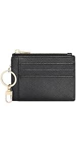 Sodsay Card Case Slim Front Pocket Wallet for Women Credit Card Holder with Keychain