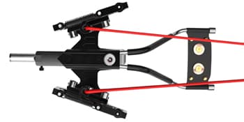 Goldboy Professional Slingshot, Wrist Rocket Slingshot with Red Beam Sight, Hunting Slingshot for Adults with 4 Rubber Bands Replacement and 220 Ammo for Adults