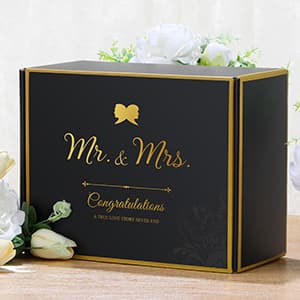 Wedding Gifts for Couples 2026 Bridal Shower Gift for Bride To Be Engagement Gifts for Couples Newlyweds His and Hers Mr and Mrs Gift for Anniversary Marriage Matching Couple Stuff Basket with Aprons B0FDWQF2FW