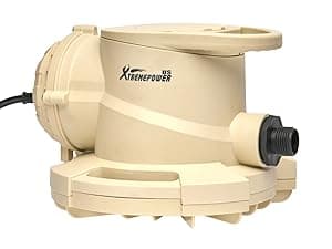 XtremepowerUS 13" Sand Filter 3/4HP Pool Pump 2,400 GPH for Above Ground Swimming Pool Set Multi-Port Valve Up To 10,000 Gallons, 1-1/4"NPT