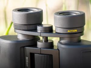 Nikon Action 8x42 Binocular | Multilayer-Coated Nikon Optics, Bright, Wide View, 8X Power, Turn-and-Slide Adjustable eyecups and Tripod-Ready Porro-Prism Design