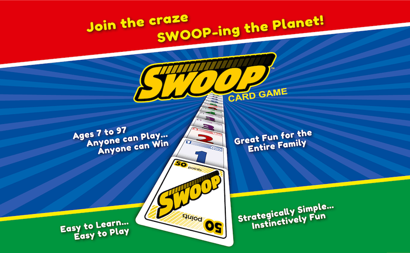 SWOOP Card Game | Fun for The Entire Family | Easy to Learn | Easy to Play | Great Social for Game Nights | Kids, Teens, Adults, and Seniors | Ages 7+ | 3 to 8 Players
