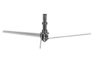 6 Pack Turkey Hunting Broadheads 100/125 Grain 420 Stainless Steel 3 Fixed Blade Broadhead 4" Cutting Dia Archery Arrow Tip for Compound Bow and Recurve Bow