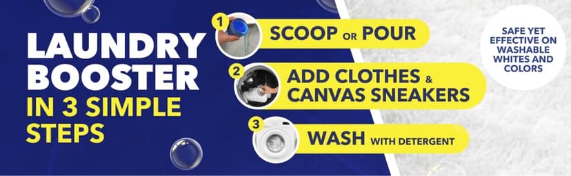 OxiClean White Revive Laundry Whitener and Stain Remover Power Paks, 24 Count