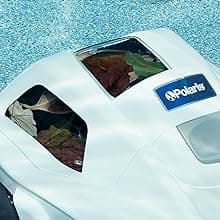 Polaris Quattro P40 Pressure Side Pool Cleaner for All In-Ground Pool Surfaces, Large-Capacity Dual Filtration Canister, 31' Hose & Transparent Lid to View Debris