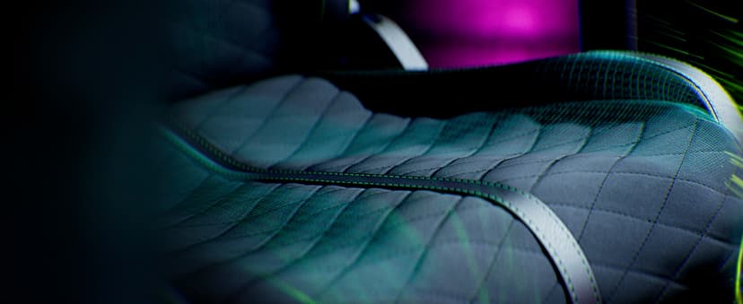 Razer Enki X Essential Gaming Chair: All-Day Comfort - Built-in Lumbar Arch - Optimized Cushion Density - Dual-Textured, Eco-Friendly Synthetic Leather - Adjustable 152-degree Recline - Black