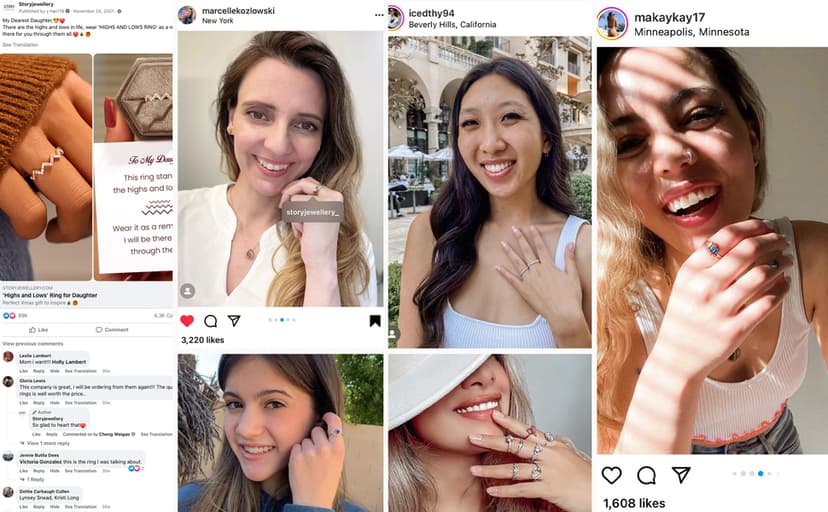 STORYJEWELLERY Cross Bracelet for Women, Religious & Christian Gifts for Women, Confirmation and Baptism Gifts, Encouragement Presents for Sister Daughter and Friend, Christian Jewelry