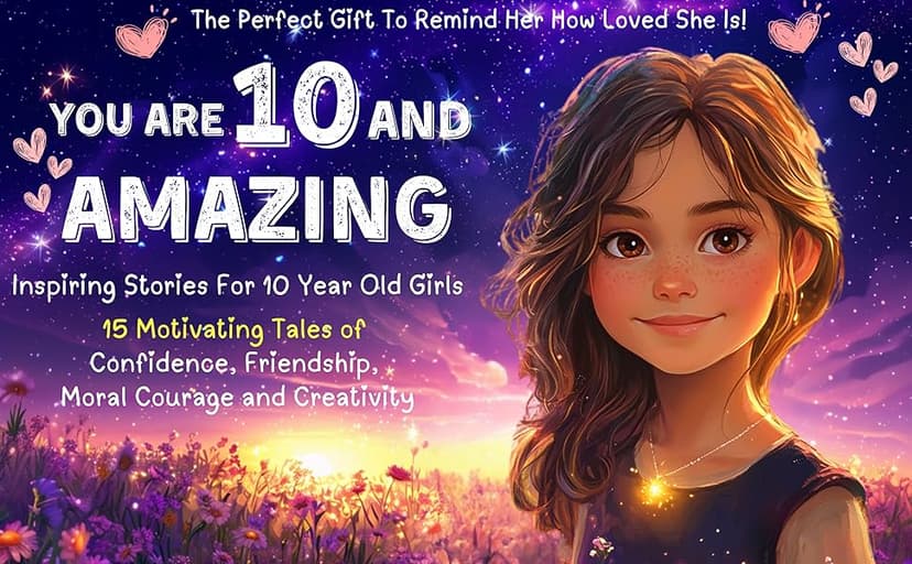 You Are 10 And Amazing! Inspiring Stories For 10 Year Old Girls: 15 Motivating Tales of Confidence, Friendship, Moral Courage and Creativity (You Are Amazing!)