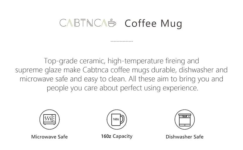 Cabtnca Gifts for Grandparents, Best Grandma and Grandpa Ever Mug Set, Christmas Grandparents Gifts for Grandma Grandpa from Granddaughter Grandkids, Grandparent Day Gift, 16 Oz Black & White