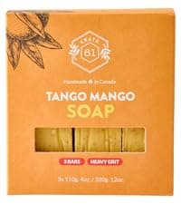 Handmade in Canada, Plant Based Cold Process Natural Bar Soap, With Premium Essential Oils, Dry Skin, Pack of 6 (For Him)