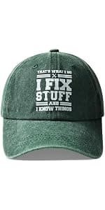 Cotton Baseball Cap Adjustable Mens Gifts Ideas for Birthday