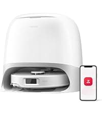 roborock QV 35S Robot Vacuum and Mop, All-in-one Vacuum Cleaner, 10,000Pa Powerful Suction, Self Emptying & Refilling, Self Mop Washing & Air Drying, Anti-Tangle Brushes for Home, Pet Hairs, Black