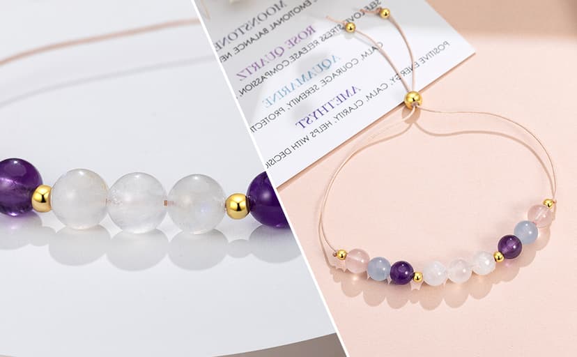 Follow Your Moonstone Bracelets, New Beginnings Graduation College Gift, Inspirational Gifts for Women, High School Graduate Gift for Best Friend or Daughter