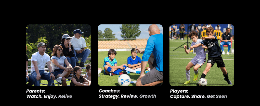 XbotGo Chameleon AI Auto Sports Action Camera - 4K 60FPS Soccer Camera and Basketball Tracking Camera for Team Sports, Live Streaming, No Subscription, Works with iOS & Android (Lava Graphite)