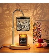 Candle Warmer Lamp with Timer Dimmer Adjustable Height for New Home Bedroom,Mothers Day Gifts,Vintage Home Decor for Scented Jar