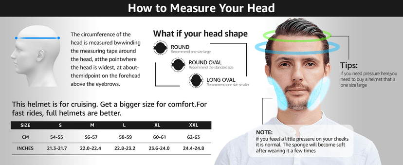 YEMA Open Face Motorcycle Helmets, DOT Approved 3/4 Moped Helmet Dual Visor Quick Release Buckle, Helmets for Adults Motorcycle Men Women Helmets for Moped Scooter Streey