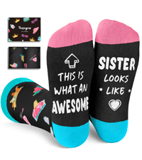 HAPPYPOP Gifts For Women Men - Aunt Uncle Grandparent New Parents Socks, Mothers Father Day Socks