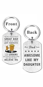 New Dad Gifts, First Time Dad Gifts, Christmas Daddy To Be Gift Keychain, Expecting Daddy Gift, Pregnancy Announcement for Daddy Level Unlocked, Fathers Day