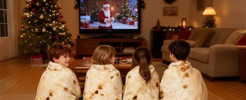 SeaRoomy Burritos Tortilla Blanket, Realistic Food Wrap Blanket Double Sided, Novelty Funny Tortilla Round Giant Soft Blankets (Beige, 47 inches)