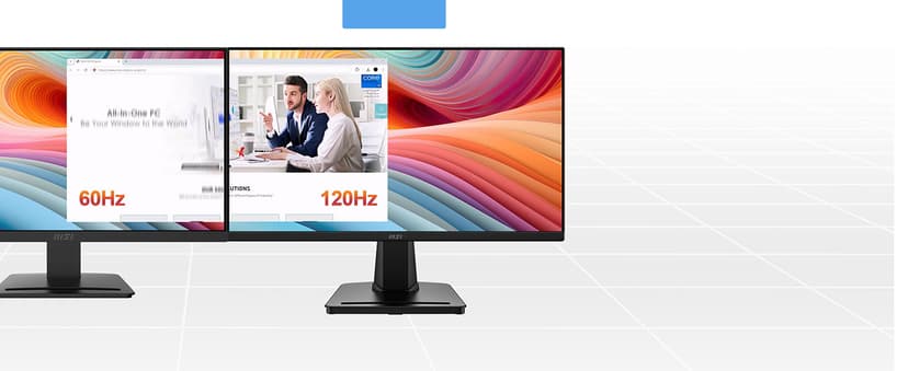 msi PRO MP225 E12VL, 22-inch IPS 1920 x 1080 (FHD) Computer Monitor, 120Hz, Adaptive-Sync, HDMI, Video Port, VESA Mountable, Tilt, 1ms, Black