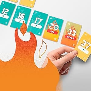 Beat The Heat Game | Family Party Card Game for Kids and Adults | Ages 8+ | 2 to 10 Players | 20 Mins. | Easy to Learn Strategy Card Games for Groups