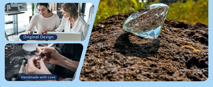 Moissanite Necklace for Women, 1Ct Yellow Gold Heart Pendant Necklace Gifts for Wife, 18K Gold Plated S925 Sterling Silver, Anniversary Jewelry Present for Wife, Birthday Gifts for Girlfriend, Mom