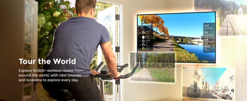 Sunny Health & Fitness Smart Under-Desk Bike Exerciser, Low-Impact Cardio Cycling Equipment for Home/Office, Mini Paddler for Arm/Leg Mobility Training, Free SunnyFit App Connect, Optional Motorized