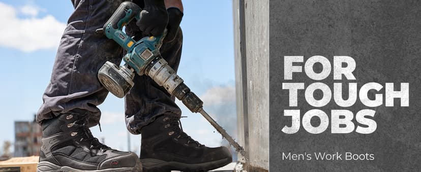 NORTIV 8 Waterproof Steel Toe Boots for Men Slip Resistant Safety Industrial Boots Paladin-Steel