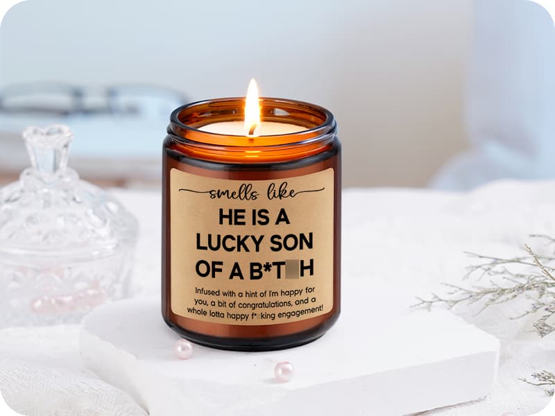 Fairy's Gift Funny Engagement Candle, Engagement Gifts, Newly Engaged Gifts Ideas, Presents for Bride, Bride to Be - Bridal Shower, Funny Wedding Presents for Engaged Friend, Sister, Daughter, Fiance