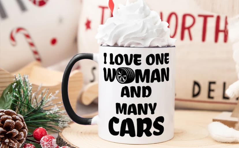 Funny Gifts for Car Lover, Car Guy Coffee Mug, Valentine's Day Birthday Christmas Mug Gifts for Mechanic Husband Boyfriend Him, Gearhead Tea Cup 11 OZ B0DF7NW26D