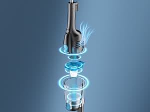 Vazone R6X Corded Stick Vacuum Cleaners for Home, 30Kpa Powerful Suction Stick Vacuum with 16Ft Cord, 2 in 1 Lightweight Handheld Vacuum Cleaner for Hardwood Floor Pet Hair