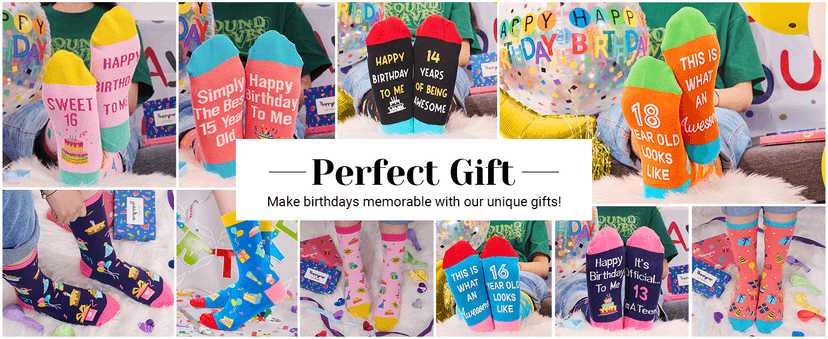 HAPPYPOP 50th Birthday Gifts for Her - Funny Socks for Women in Their 50s, 50 Year Old Birthday Gift