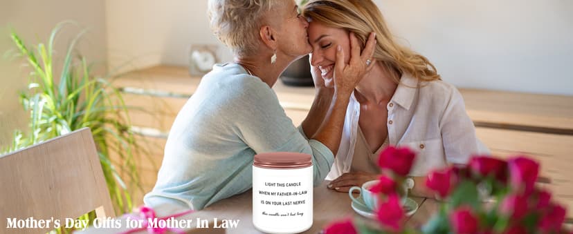Homsolver Mother in Law Gifts, Mothers Day Birthday Gifts for Mother-in-Law, Anniversary Retirement Gift for Mom from Daughter Son in Law, Funny Lavender Candle Gift for Mom in Law B0DHLFTZ65